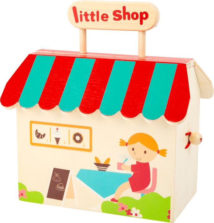 Actual product image small foot Shopping store in suitcase