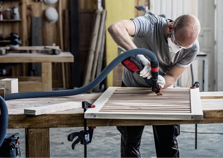 Produktbild Bosch Professional Zubehör EXPERT Sanding Finger Fine AVZ 32 RT10 Schleifplatte für Multifunktionswerkzeuge, 32 x 50 mm (Rt10)