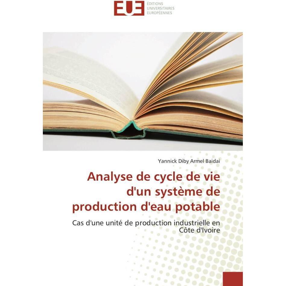 Analyse de cycle de vie d'un système de production d'eau potable, Fachbücher