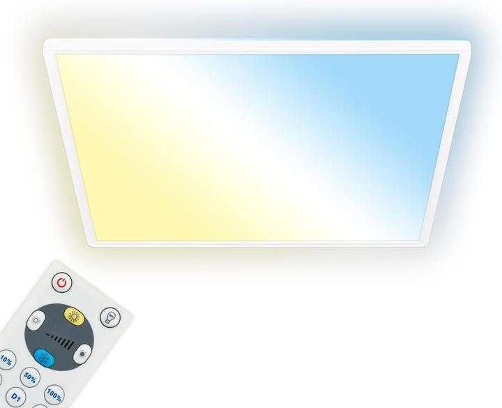 Briloner TAVA CCT-LED Panel, Weiss, 1xLED-Board/6000lm, IP20