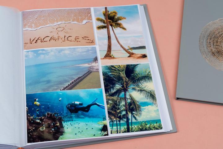 Produktbild Exacompta Fotoalbum Ellipse, 290 x 320 mm, grau (10 x 15 cm)