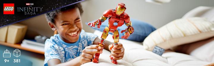 Actual product image LEGO Iron Man figure (76206, LEGO Marvel)