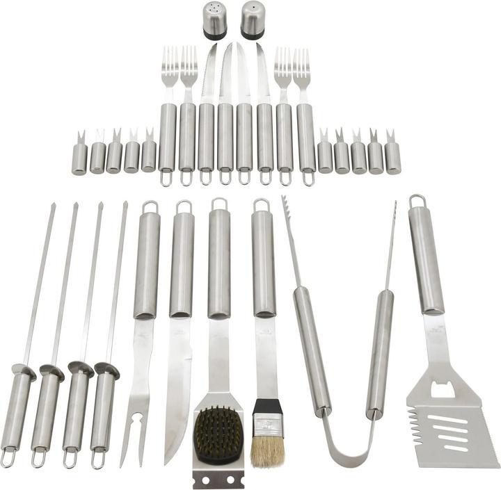 Cattara Grill cutlery set 30 pcs. ALU case