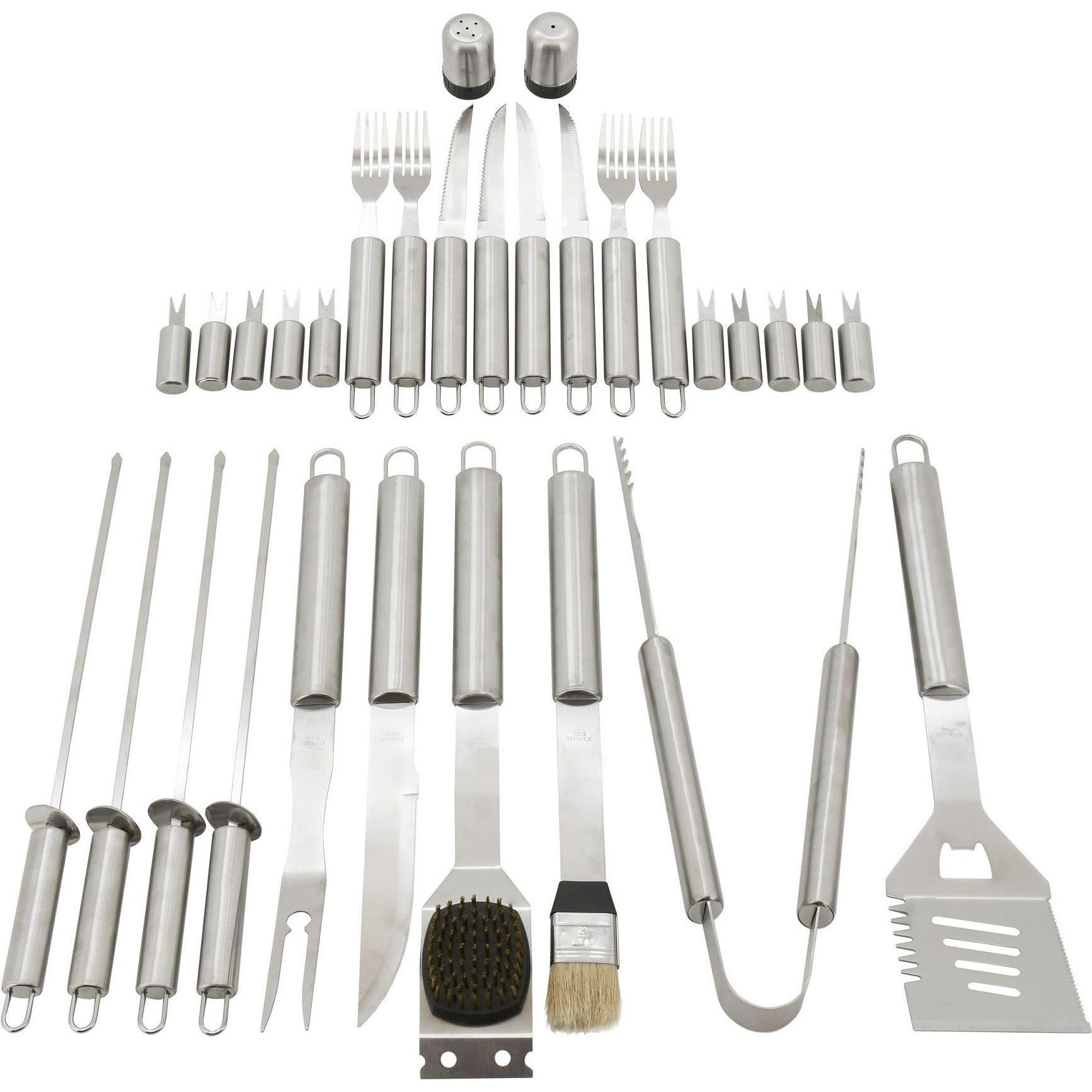 Cattara, Grillbesteck, Grillbesteck-Set 30-tlg. ALU-Koffer