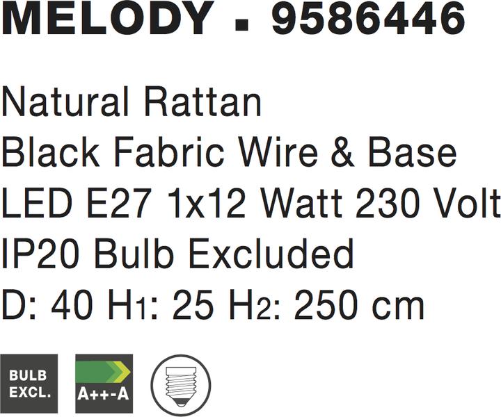 Produktbild Nova Luce Melody (E27)