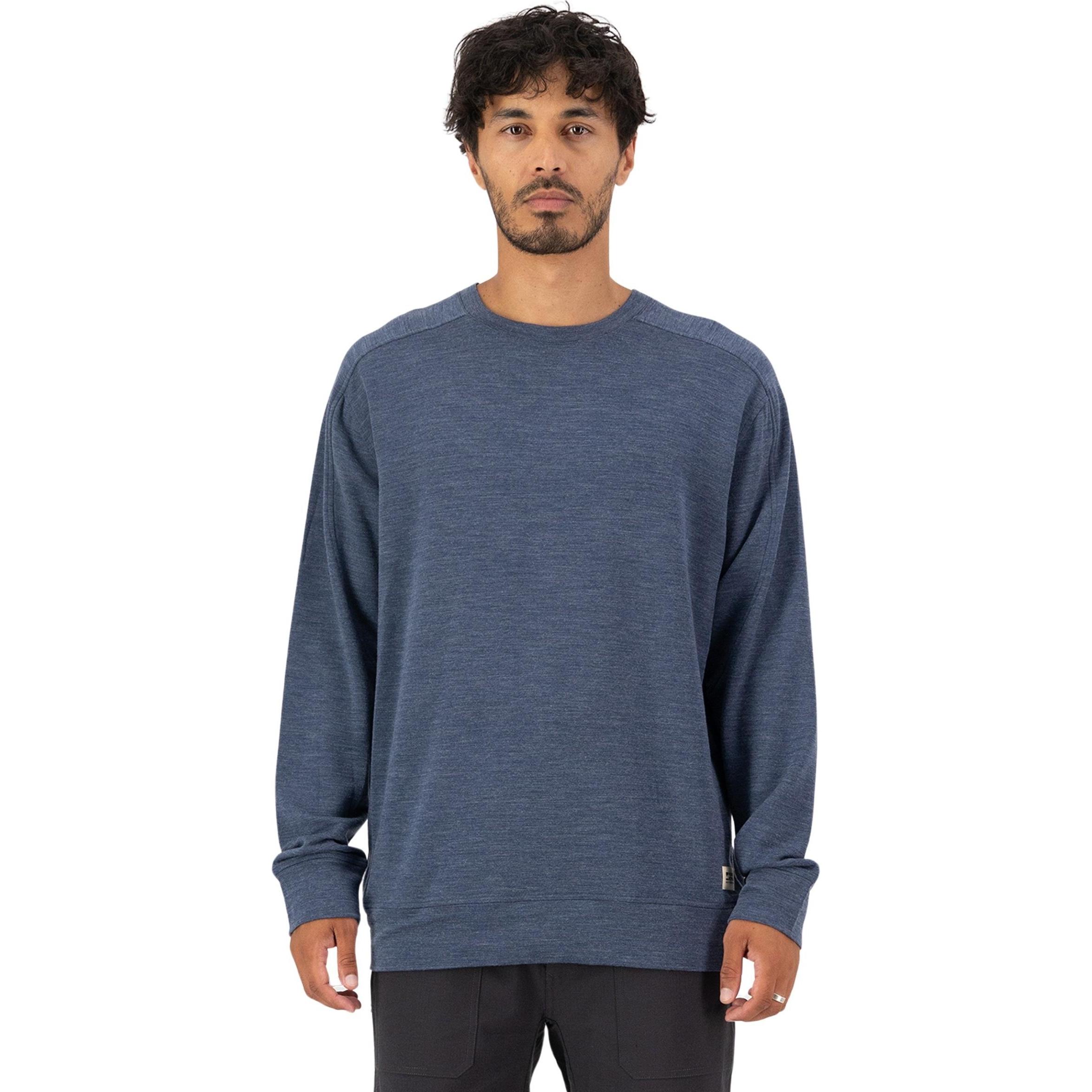 Thumbnail - Mons Royale, Herren, Pullover, Covert Lite Crew Men, Blau, (S)