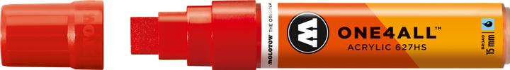 Actual product image Molotow Permanent marker One4All 627 HS refillable 15mm traffic red (Traffic red, 15 mm, 1 x)