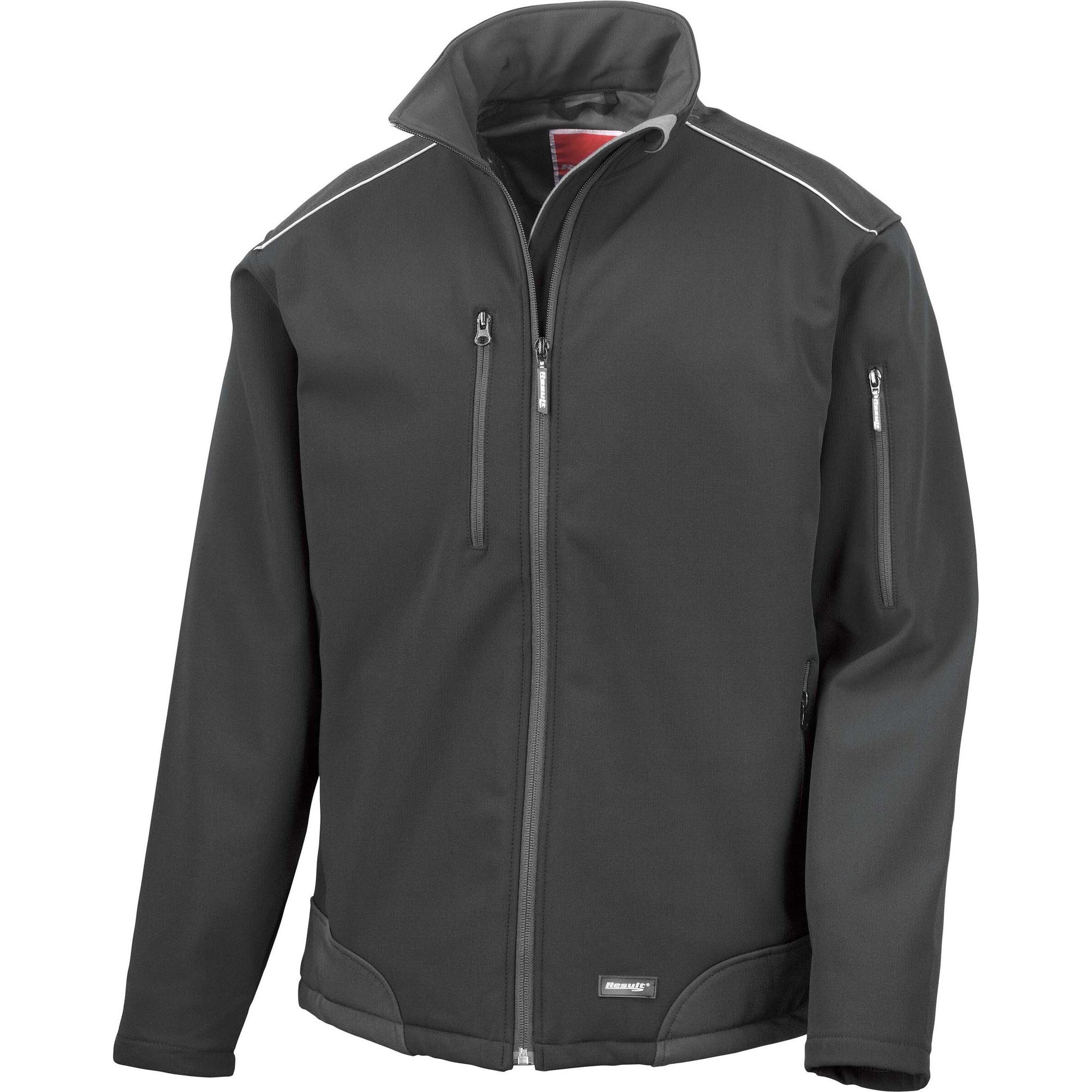 Regatta, Herren, Jacke, Softshell Ripstop (M), Schwarz, M