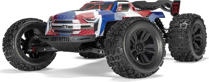 Immagine prodotto Arrma Monster Truck Kraton BLX6S, Blau/Rot ARTR, 1:8 (ARR Quasi lettura a corredo)