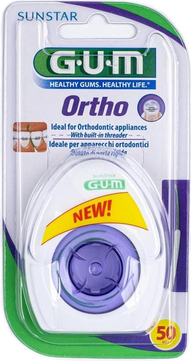 GUM SUNSTAR Ortho Zahnseide 3 in 1
