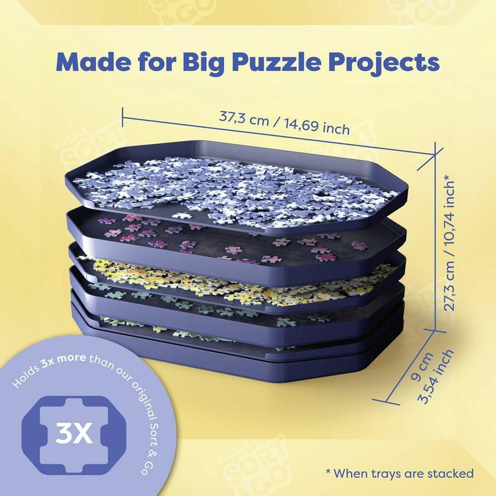 Immagine prodotto Ravensburger Puzzlezubehör - Deluxe Sort & Go (3000 pezzi)