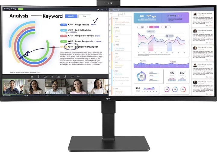 LG UltraWide 34BQ77QC-B (3440 x 1440 Pixel, 34")