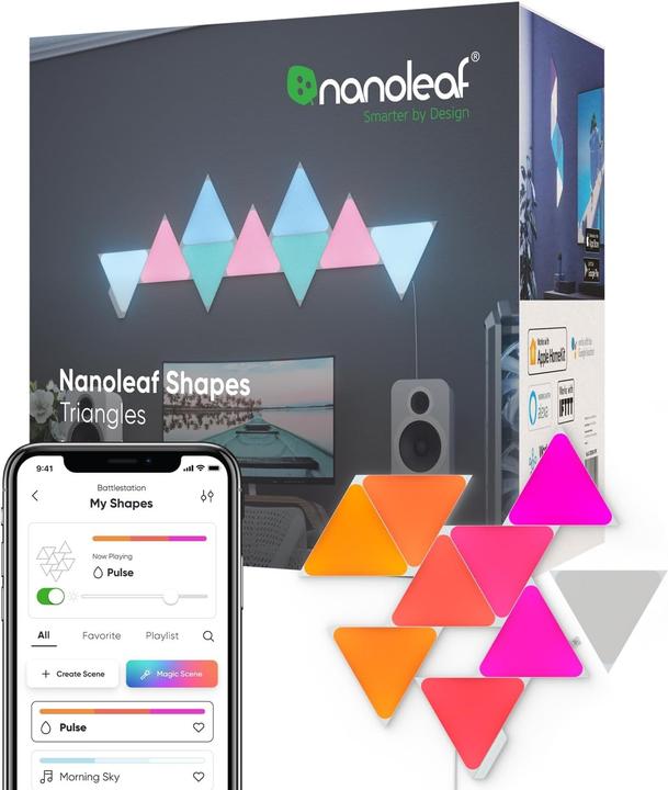 Produktbild Nanoleaf Shapes Triangles Smarter Kit (100 lm)