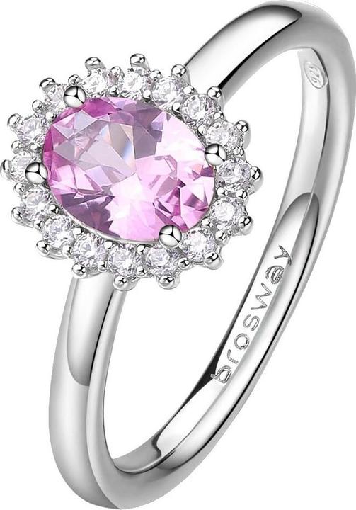 Produktbild Brosway Elegant silver ring Fancy Vibrant Pink FVP73 - Circuit: 50 mm (50)
