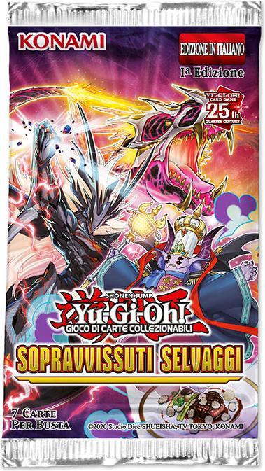 Actual product image Konami Yugi Wild Survivors 1 (Booster Pack)