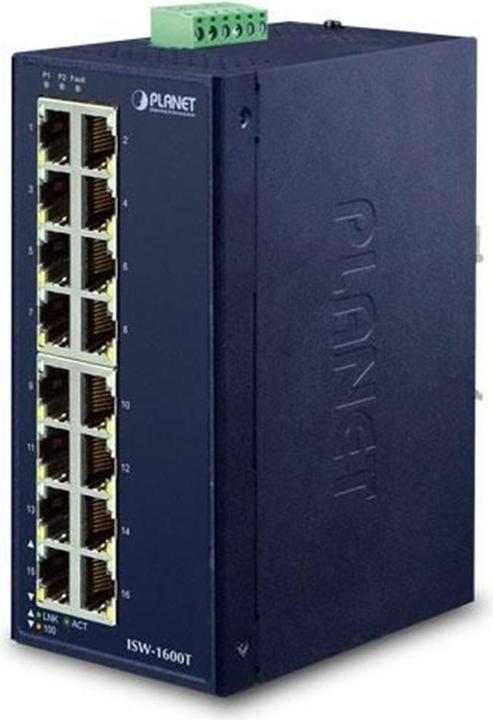 Actual product image Planet ISW-1600T Network Switch Fast Ethernet (10/100) (16 ports)