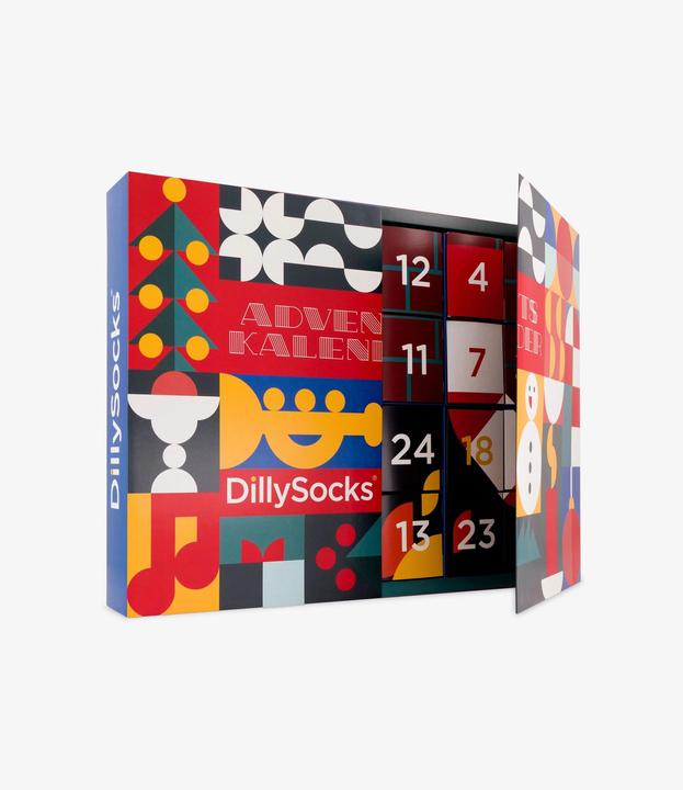 Actual product image DillySocks Advent calendar