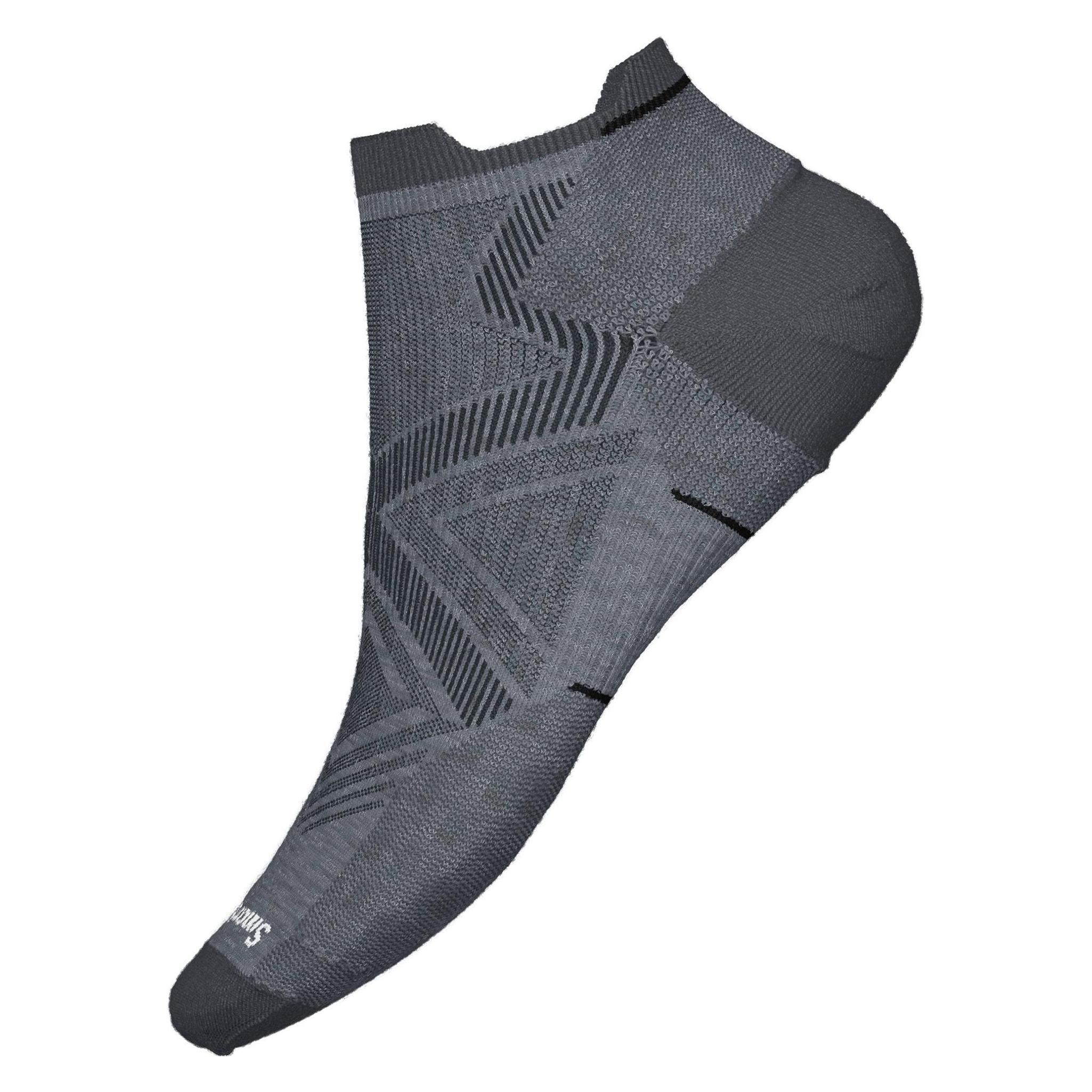 Smartwool, Unisex, Sportsocken, Run Zero Cushion Low Ankle (38, 41), Grau