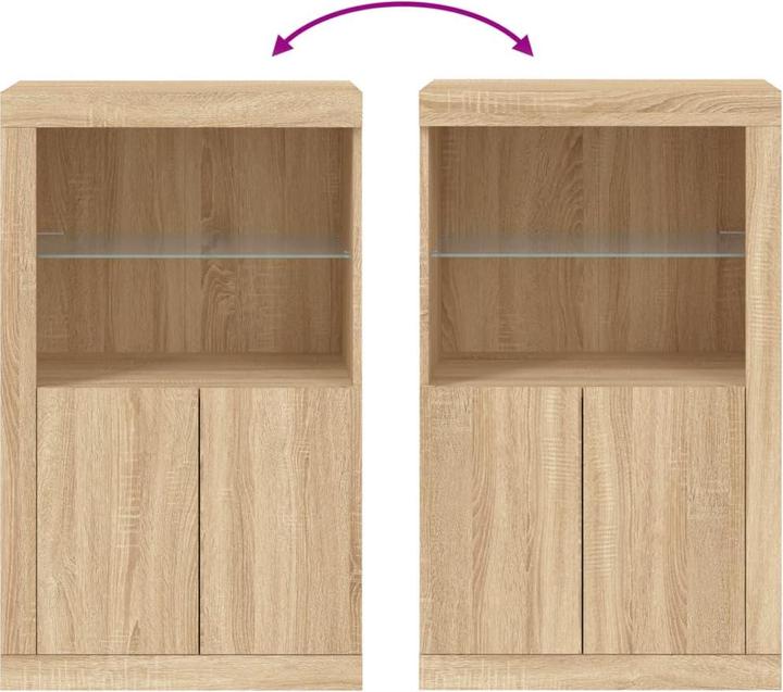 Image du produit vidaXL Beistellschrank (60.50 x 37 x 100 cm)
