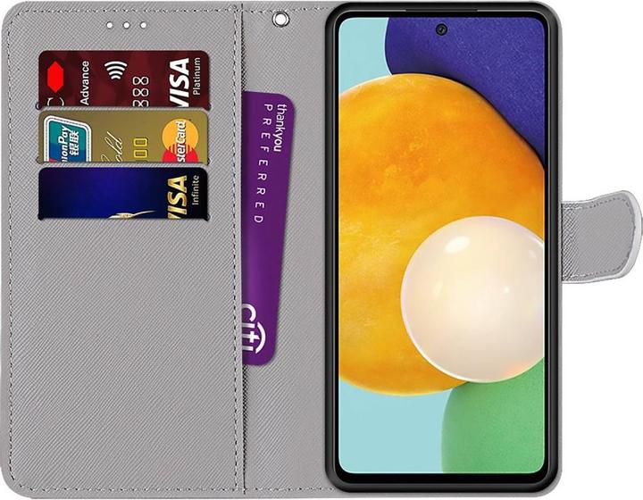 Actual product image Cover-Discount Galaxy A33 5G - leather cover leaves (Samsung Galaxy A33 5G)