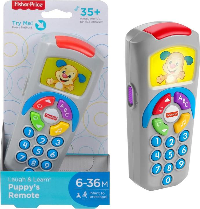 Actual product image Fisher-Price Learning fun doggie remote control educational toy for babies and toddlers with music and lights (German, 0.50 - 3 years)