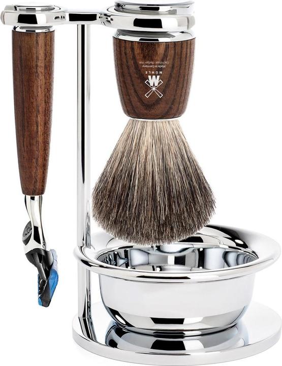 Actual product image Mühle RYTMO shaving set razor Fusion (Shaving brush)