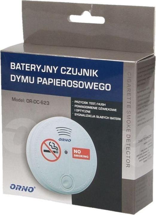 Actual product image Orno Baterinis cigarečių dūmų jutiklis (OR-DC-623)