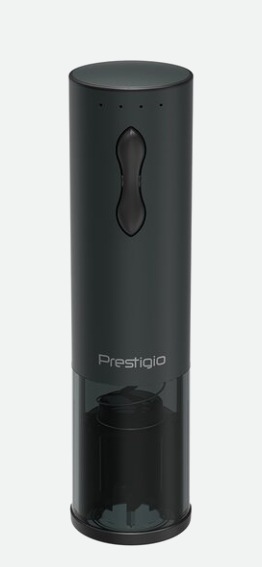 Produktbild Prestigio Bolsena elektrisches Weinöffner-Set matt black retail (Elektrischer Korkenzieher)