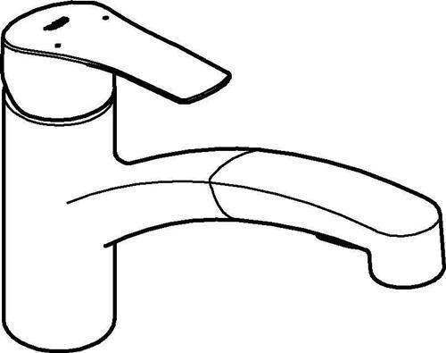 Produktbild Magni EUROSMART EINHAND-SPÜLTISCHBATTERIE, 30305001 Chrom