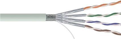Produktbild RS PRO 4 pairs SFTP Cat6a grey PVC100M (F/FTP, CAT6a, 100 m)