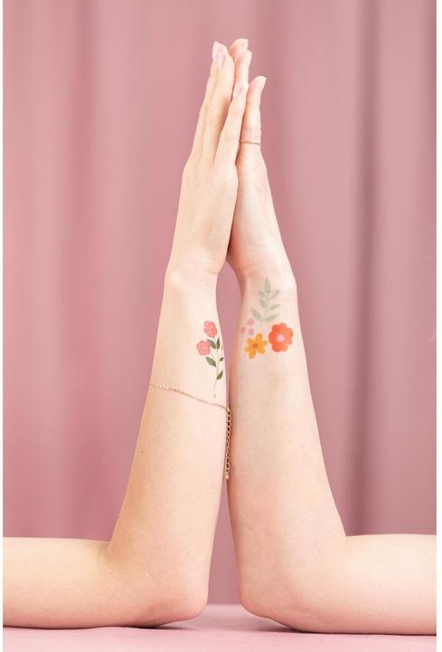 Produktbild Partydeco Tatouages - Fleurs