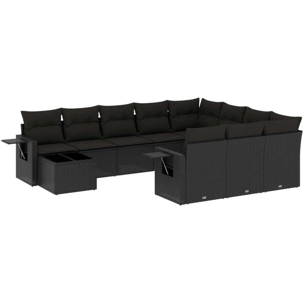 VidaXL, Gartenlounge, 10-tlg. Garten-Lounge-Set mit Kissen