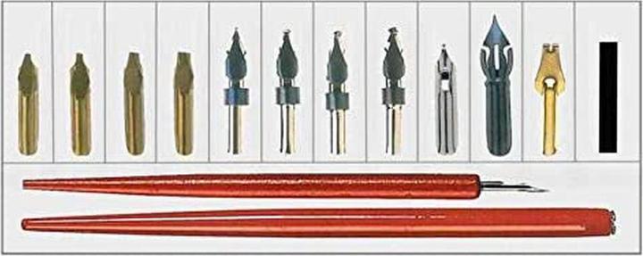 Actual product image Standardgraph Calligraphy set, Drawing set Art writing (Red, 2x)