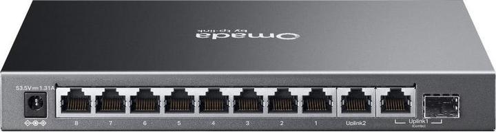 Produktbild TP-Link 10-Port-Gigabit-PoE+-Switch, lüfterlos, Omada Cloud Managed (10 Ports)