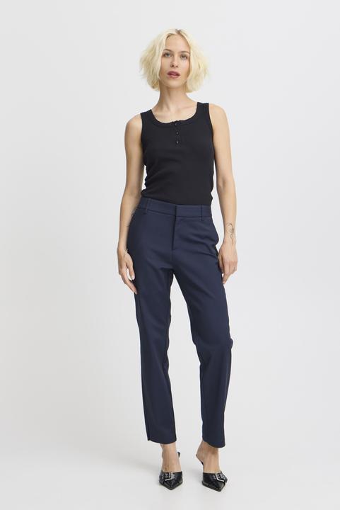 Actual product image Pulz Jeans Pulz - PZBINDY HW Pant - Trousers - 50206891 (34)
