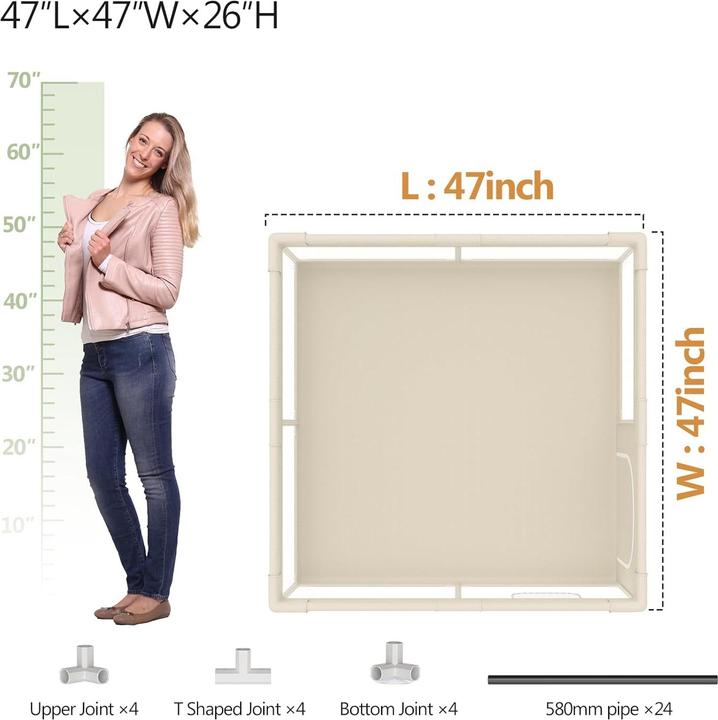 Produktbild Fodoss Laufgitter mit Matte (120 cm, 120 cm)