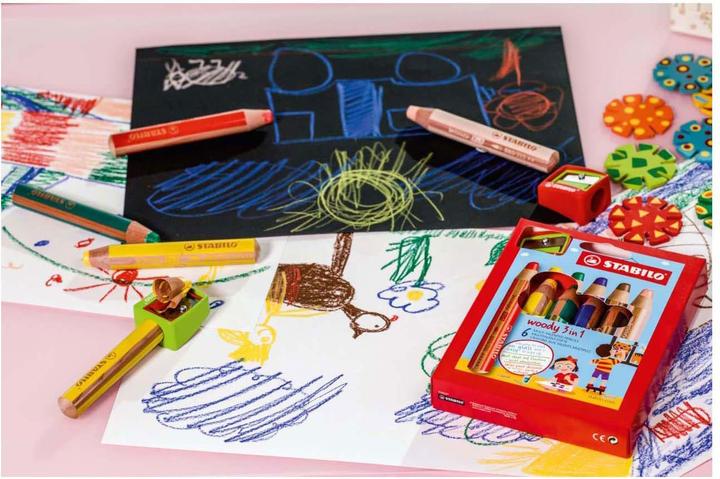 Image du produit STABILO Taille-crayon boisé 3 en 1 Crayons