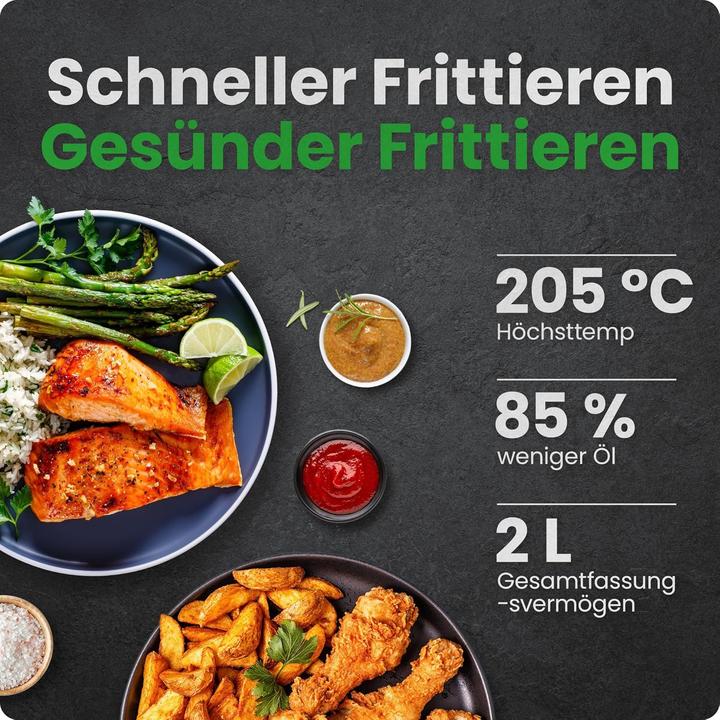 Actual product image Chefman TurboFry Touch - Digital 2L hot air fryer