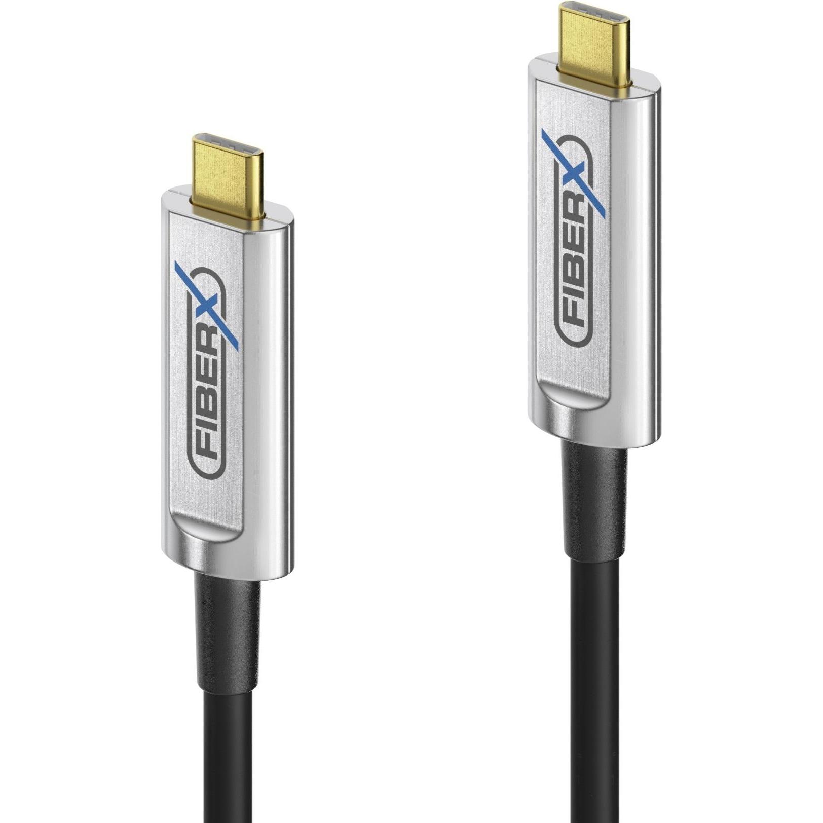 Purelink Serie - USB 3.2 Gen 2x1 Aktives Glasfaser Kabel USB-C 12.0m (12 m, USB 3.2 Gen 1), USB Kabel