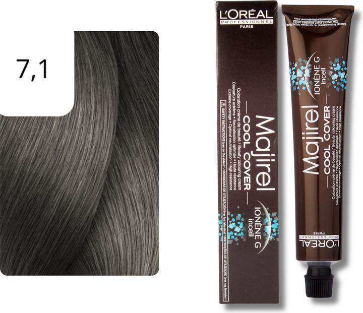 Image du produit L'Oréal Professionnel Majirel Cool Cover (7,1 Blond moyen cendré)