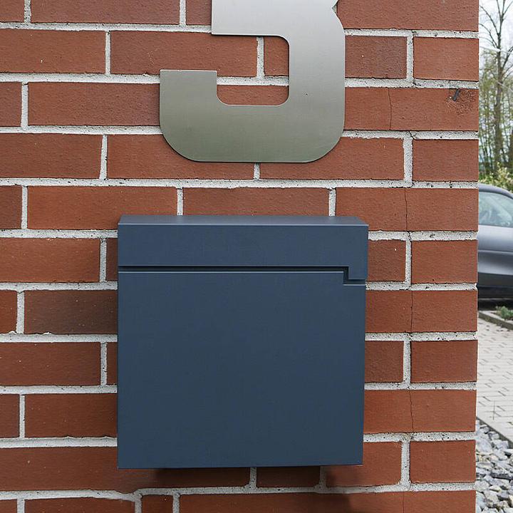 Produktbild SafePost 810 Briefkasten anthrazit RAL7016 matt