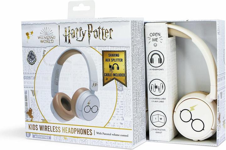 Produktbild OTL Bluetooth Headset w/Perental Control - Harry Potter White (HP0990)