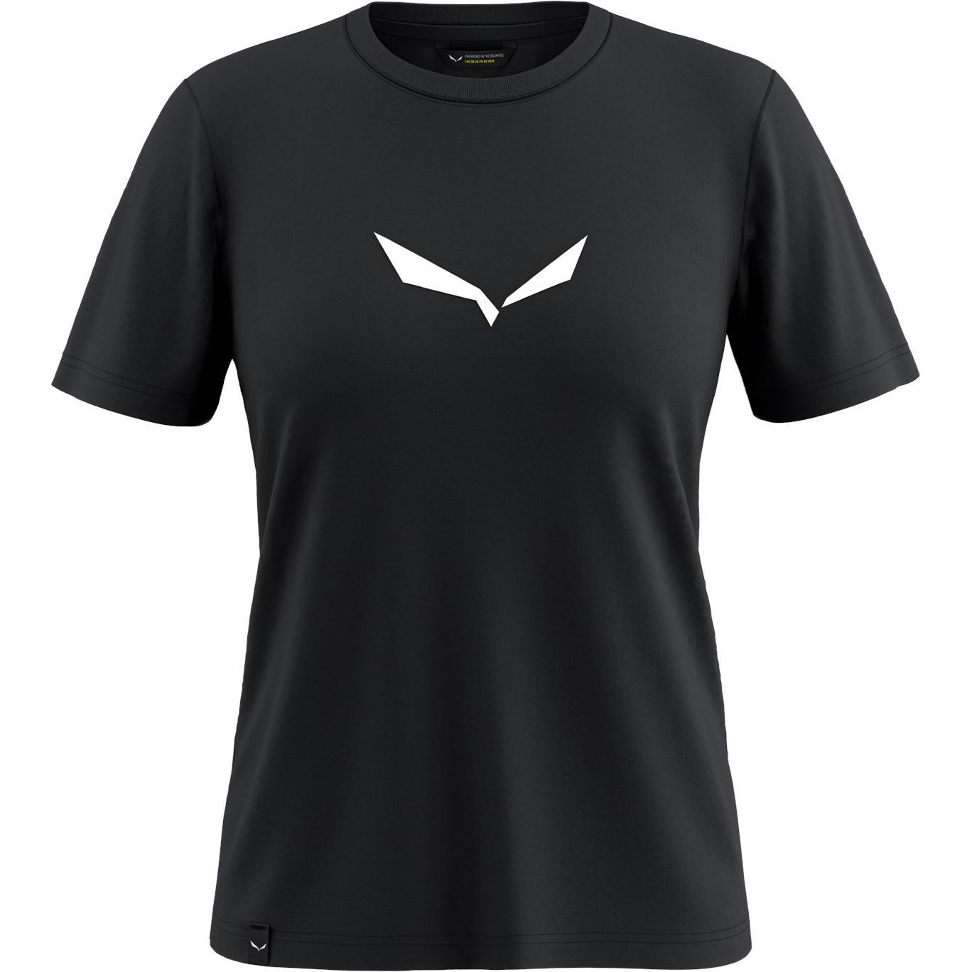 Salewa, Damen, Funktionsshirt, Solidlogo Dri-Release T-Shirt Da (44), Schwarz, 44