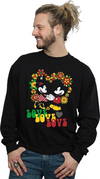 Immagine prodotto Disney Mickey And Minnie Mouse Hippie Love Felpa Uomo (3XL)