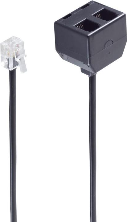 Shiverpeaks BASIC-S Y-adapter cable for telephone handset RJ10 plug