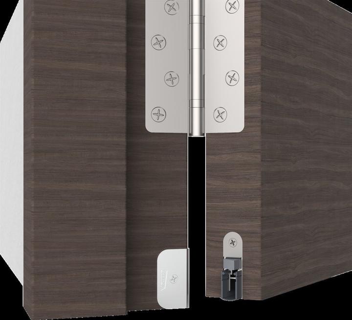 Produktbild Athmer Türdichtung Schall-Ex® DUO L-15 WS 1-382 2-seitig Länge 958 mm Aluminium silberfarben eloxiert Ho...