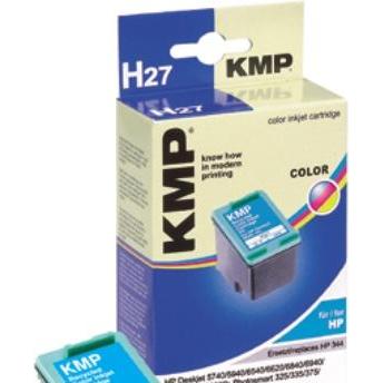 Thumbnail - KMP, Druckerpatrone, H27 Tintenpatrone color kompatibel mit HP C 9363 E (M, C, Y)