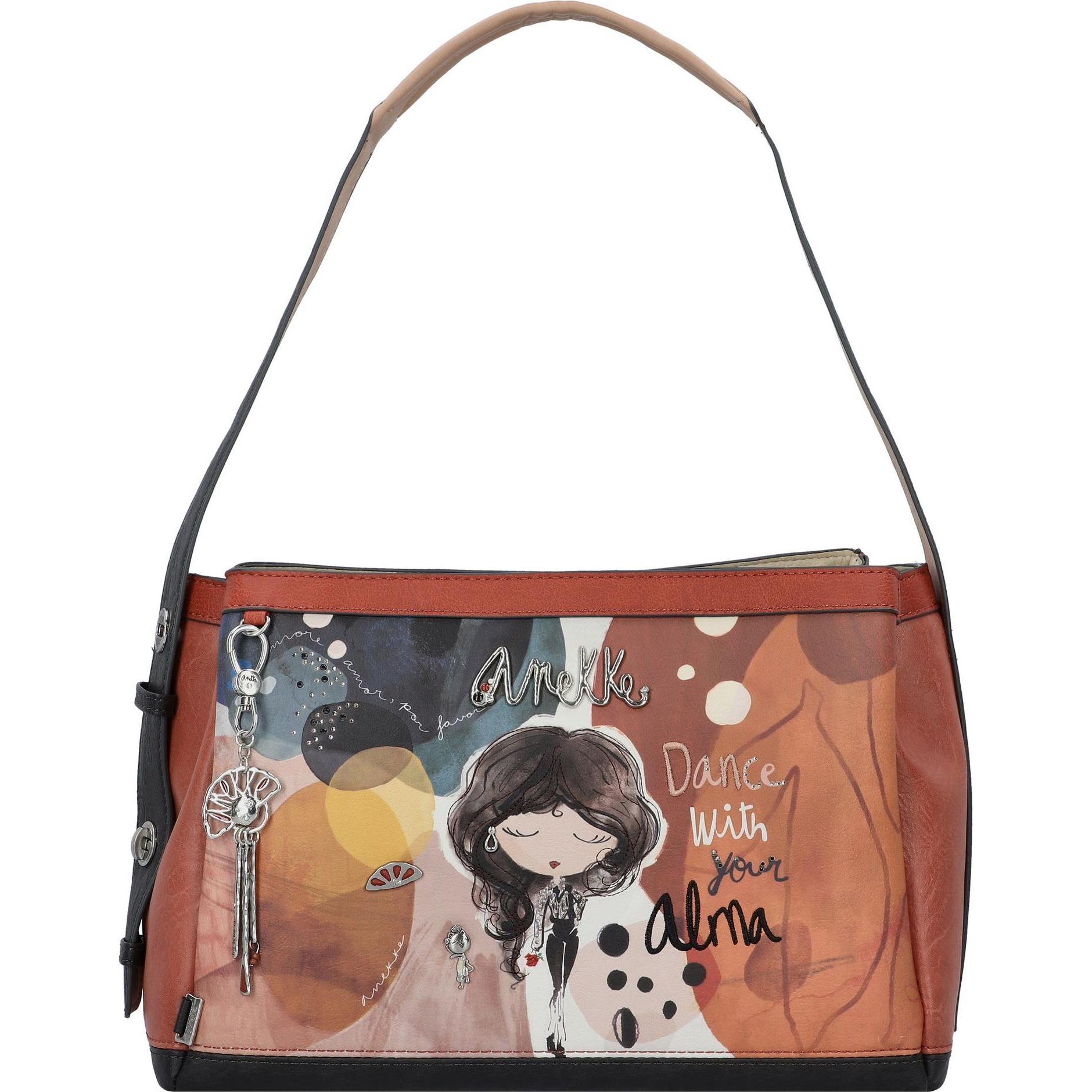 Anekke, Handtasche, Alma Schultertasche 38 cm, Mehrfarbig