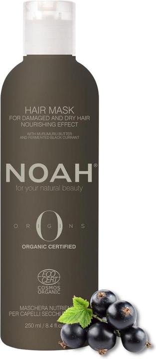 Noah Origins COSMOS ORGANIC Hair Mask for Damaged and Dry Hair 250ml - Made in Italy - Cruelty Free Nicke (250 ml)