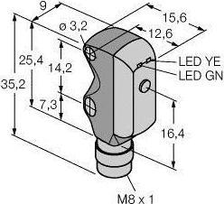 Actual product image Turck Reflection light barrier
